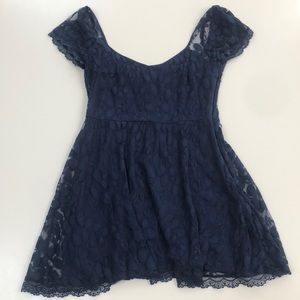 Abercrombie & Fitch Blue Mini Dress